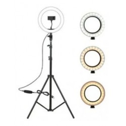 Aro de Luz 13” con Tripode Led Estudio M-33
