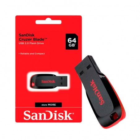 Pendrive 64GB SDCZ50 Cruzer Blade Sandisk