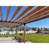 Kit de Bases y Soportes Para Pergola 4"x4" Autoconstrución