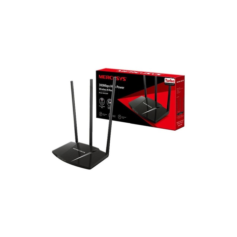 Router Inal Mbrico Mercusys N Mbps High Power Turbo Mw Hp