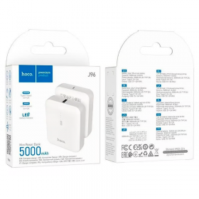 Power Bank Hoco J96 Strider 5000mAh Blanca