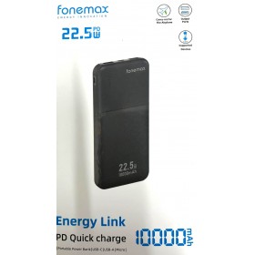 Power Bank Fonemax FMGV01 10000mAh 22.5W Negra