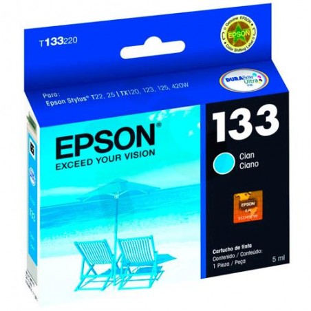 Tinta Epson 133 Cyan