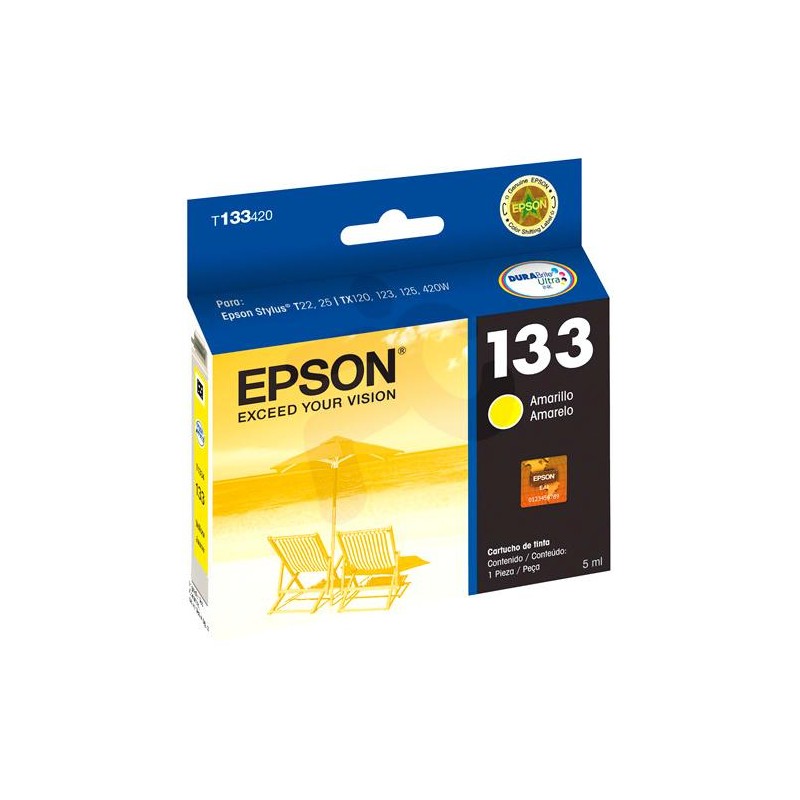 Tinta Epson 133 Yellow