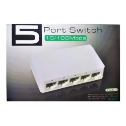 Switch 5 Puertos 10/100 Mbps Generico
