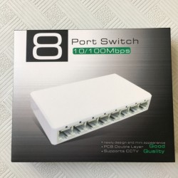 Switch 8 Puertos 10/100 Mbps Generico
