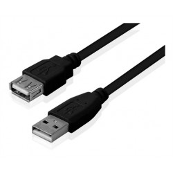 Cable Extensión USB M/H 2.0 con Filtro 1.5m