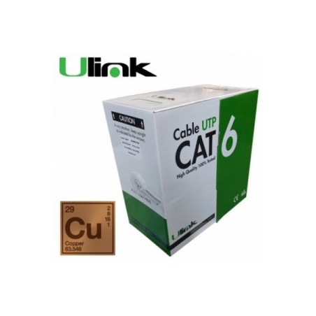 Caja Cable de Red Cat6e Cobre UTP 305 Mt