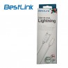 Cable Lightning 2,4amp iPhone, iPad, iPad mini, iPod 2 mts