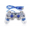 Joystick PC USB Transparente Azul