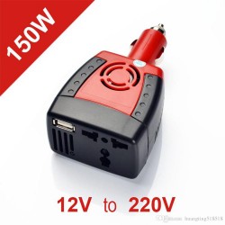 Inversor Voltaje 150w 12v 220v Encendedor USB