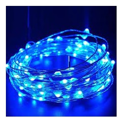 Guirnaldas 20 Led Largo 2m Color Azul