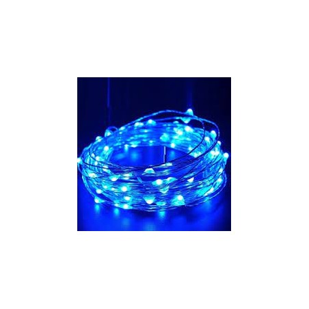 Guirnaldas 20 Led Largo 2m Color Azul