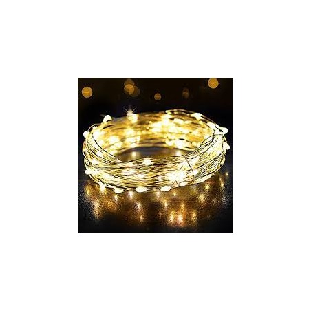 Guirnaldas 20 Led Largo 2m Color Amarillo