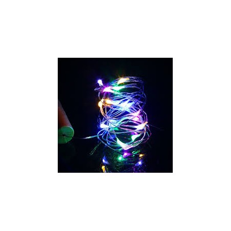 Guirnaldas 20 Led Largo 2m Tres Colores