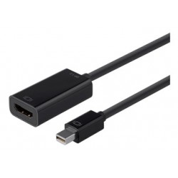 Cable Mini Display Port M a HDMI H 25cm