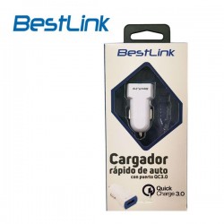 Cargador Auto QC 3.0 BestLink Carga Rapida