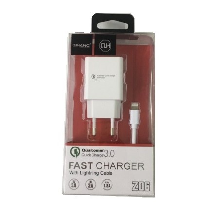 Cargador Celular Iphone Qihang Z06 Quick Charge 3.0