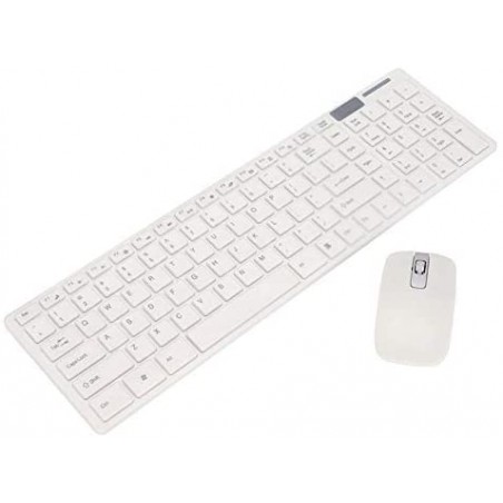 Combo Teclado y Mouse Inalámbrico 2.4g Mod. K06 Blanco