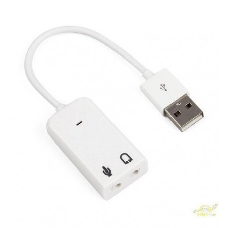 Tarjeta Sonido Usb Cable Flexible Virtual 7.1