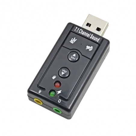 Tarjeta de Sonido USB Virtual 7.1