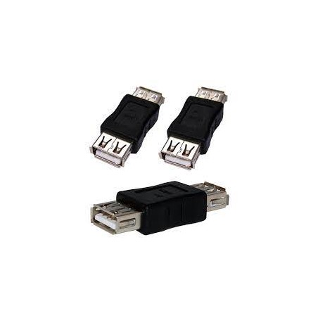 Adaptador Copla USB Hembra a Hembra USB 1.1 y 2.0