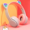 Audífonos Bluetooth P47M Cat Ear Rosado