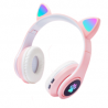 Audífonos Bluetooth PXZ-B39 Cat Ear Rosado