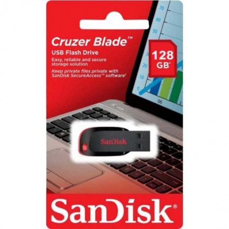 Pendrive 128GB SDCZ50 Cruzer Blade Sandisk