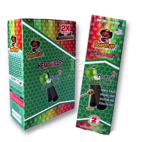 Papelillos Honey Puff Hemp Wrap Manzana