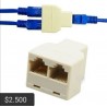 Adaptador Splitter RJ45 Cat5 Divisor 1 a 2