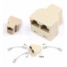 Adaptador Splitter RJ45 Cat5 Divisor 1 a 2