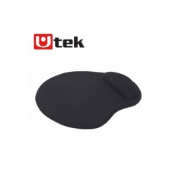 Mousepad de Gel Utek Color Negro