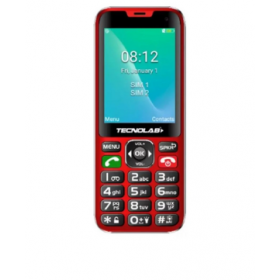 Telefono Senior 4G TegnoLab Dual Sim TL487 Red