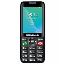 Telefono Senior 4G TegnoLab Dual Sim TL487 Black