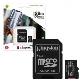 Tarjeta microSD Kingston 128GB Clase 10