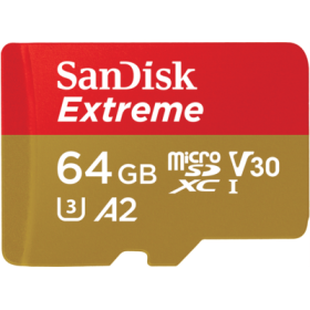 Tarjeta MicroSD Sandisk Extreme 64GB V30