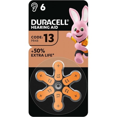 Pila Audífono Duracell N.º 13 Valor Por Unidad