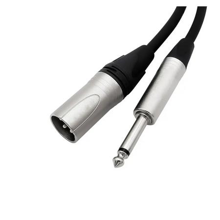 Cable de audio XLR macho a Jack 6.3 mono de 3m Ulink