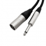 Cable de audio XLR macho a Jack 6.3 mono de 3m Ulink