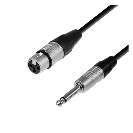 Cable de audio XLR Hembra a Jack 6.3 mono de 3m Ulink