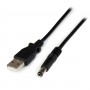 Cable USB-M a Conector DC 5.5X2.1MM 1M