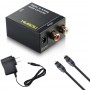 Adaptador Audio Óptico Digital Coaxial a RCA Stereo