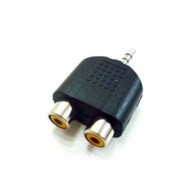 Adaptador Plug 3.5 a 2 RCA-H