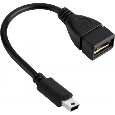 Cable Adaptador OTG Mini Usb 5Pin Macho a USB Hembra