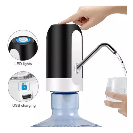 Bomba Dispensador de Agua USB Para Botellon