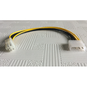 Cable Corriente 6P a Un 4P 23CM