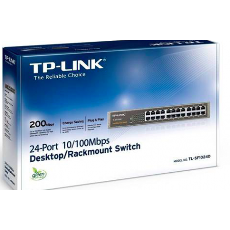 Switch TP-Link 24 puertos a 10/100 Mbps TL-SF1024D