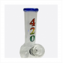 Mini Bong 420 Pyrex 14cm Cod. 60169