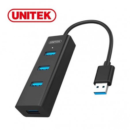 Mini HUB 4 puertos USB 3.1 Unitek Y-3089